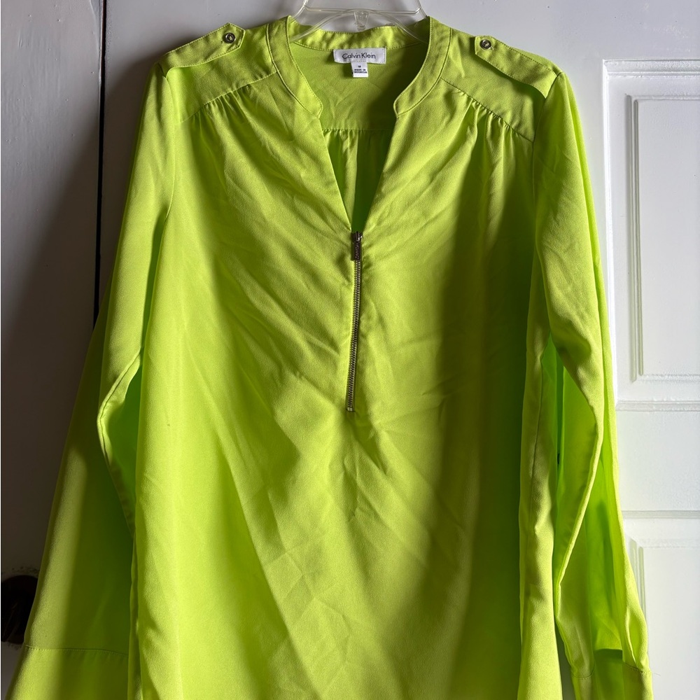 Calvin Klein Lime Green Top